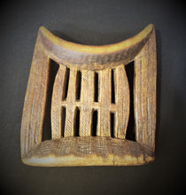 Load image into Gallery viewer, Antique Ethiopian Tribal Hand carved Headrest African Art Decor,African ,Art Décor,Home Décor, religious art
