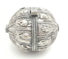 Load image into Gallery viewer, Old silver hallmarked beads from Yemen circa 1910s,Hand Crafted Silver,Ethnic Jewelry,Tribal Jewelry,
