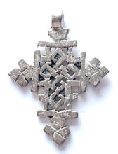 Load image into Gallery viewer, Ethiopian Christian silver cross pendant cross,religious cross,Ethiopian Cross,Coptic Cross,Coptic ethiopian bronze
