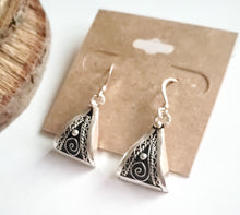 Load image into Gallery viewer, Moroccan Berber Filigree Sterling Silver Dangle Earrings silver 925,Berber Jewelry,sliver Earrings,Dangle &amp; Drop Earrings,
