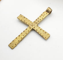 Load image into Gallery viewer, Ethiopian Christian handmade Brass cross pendant cross,religious cross,Ethiopian Cross,Coptic Cross,Coptic ethiopian bronze
