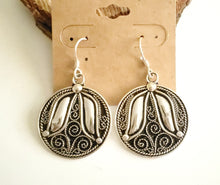 Load image into Gallery viewer, Moroccan Berber Filigree Sterling Silver Dangle Earrings silver 925,Berber Jewelry,sliver Earrings,Dangle &amp; Drop Earrings,
