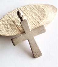 Load image into Gallery viewer, Antique Silver Ethiopian Orthodox Coptic Cross pendant,Maria Theresa ,silver coin, Cross Pendant,Ethnic Tribal,Handmade Jewelry
