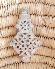 Load image into Gallery viewer, Ethiopian Christian silver cross pendant, Coptic Cross, religious cross ,Ethiopian cross, Ethiopian bronze
