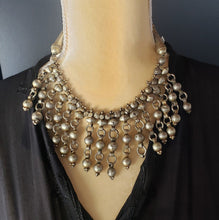 Load image into Gallery viewer, Antique Ethiopian silver fertility beads Necklace,Hand Crafted,antique jewelry, gift vintage authentic,Ethiopian Necklace
