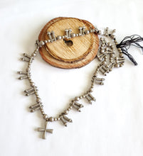 Load image into Gallery viewer, Old Ethiopian Telsum Silver Phallic Pendants cross Necklace,Hand Crafted, Ethiopian Telsum,african Silver, ethiopian jewelry
