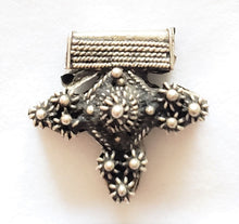 Load image into Gallery viewer, Moroccan Berber Old Silver Cross Pendant, Berber Amulet,Berber Talisman,Berber Jewelry,African Jewelry,Moroccan Jewelry,Berber Ethnic,
