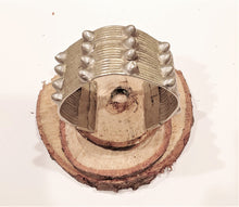 Load image into Gallery viewer, Antique Ethiopian Silver, Cuff BRACELET, chunky bracelet, large round ,Ethnic Tribal cuff, Antique ,Boho jewelry , Ethnic, East African
