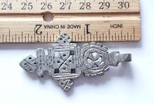 Load image into Gallery viewer, Ethiopian Christian silver cross pendant cross,religious cross,Ethiopian Cross,Coptic Cross,Coptic ethiopian bronze
