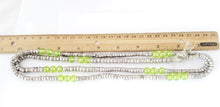 Load image into Gallery viewer, Antique Ethiopian strand of Large Heishi Silver Beads,Hand Crafted Silver,Ethnic Jewelry,Tribal Jewelry,Ethiopian jewellery
