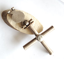 Load image into Gallery viewer, Antique Large Ethiopian Christian silver cross pendant,cross pendant,Genuine old neckcross,hinged Large size,Good silver,Boho jewelry
