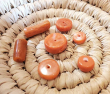 Load image into Gallery viewer, Antique Natural Red Coral Branch Beads 10gr Mediterranean
