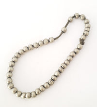Load image into Gallery viewer, Antique Ethiopian strand of silver Heishi Anklet 1930s,ethiopian Silver,Fashion Anklets, vintage heishi, Silver Antiques,,ethiopian anklet,
