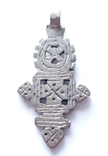 Load image into Gallery viewer, Ethiopian Christian silver cross pendant cross,religious cross,Ethiopian Cross,Coptic Cross,Coptic ethiopian bronze
