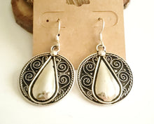Load image into Gallery viewer, Moroccan Berber Filigree Sterling Silver Dangle Earrings silver 925,Berber Jewelry,sliver Earrings,Dangle &amp; Drop Earrings,
