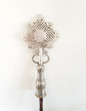Load image into Gallery viewer, Ethiopian Orthodox Church processional cross Coptic Nickel cross,Crucifixes &amp; Crosses,Handmade Cross,Religious Home Décor
