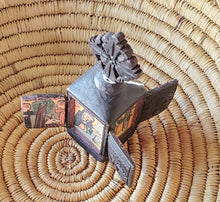 Load image into Gallery viewer, Ethiopian old Coptic Christian Wooden 4 Folding Altar Icon African Tribal Art,African ,Art Décor,Home Décor, religious art
