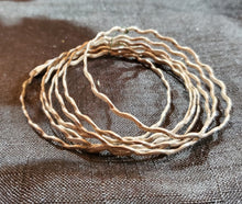 Load image into Gallery viewer, Antique Silver Moroccan Berber bangle 7 Bracelet ethnic tribal, tribal bracelets,Moroccan jewelry, ethnic jewelry, Tuareg bracelets
