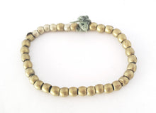 Load image into Gallery viewer, Antique Ethiopian 11''strand of silver Heishi Anklet 1930s ,collectible silver,Ethnic silver Beads ,Jewelry Supplies Beads
