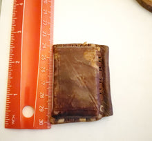 Load image into Gallery viewer, 1 Old Ethiopian Leather Healing Scroll Protection Amulet large size Kitabe,religious pendant,Ethiopian Amulet,Leather,Manuscripts Scroll
