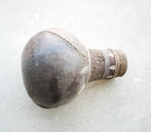 Load image into Gallery viewer, Antique Ethiopian Tribal Hand carved Wood Milk Samburu Black Wood silver Milk Jug African Decor, ,Art Décor,Home Décor, religious art
