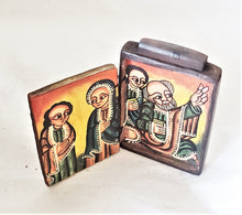 Load image into Gallery viewer, antique Ethiopian Coptic Christian Orthodox Wood Painted Icon,African ,Art Décor,Home Décor, religious art
