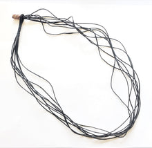 Load image into Gallery viewer, Tuareg Moroccan African Leather Necklace 24''
