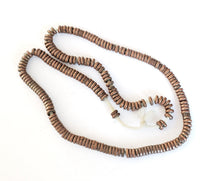 Load image into Gallery viewer, Antique Ethiopian strand of Brass Heishi Anklet 1930s
