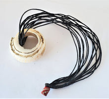Load image into Gallery viewer, Antique shell slices Necklace Berber Morocco tribal jewelry,old shell slices,Moroccan jewelry,shell Necklace,Ethiopia Silver
