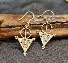 Load image into Gallery viewer, Moroccan Berber Filigree Fibula Earrings sterling silver 925 ,Ethnic Jewelry,sliver Earrings,Dangle &amp; Drop Earrings,Tribal Jewelry,
