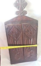 Load image into Gallery viewer, Ethiopian Coptic Christian Folding 19''Wooden Triptych Painted Altar Icon,African ,Art Décor,Home Décor, religious art

