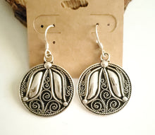 Load image into Gallery viewer, Moroccan Berber Filigree Sterling Silver Dangle Earrings silver 925,Berber Jewelry,sliver Earrings,Dangle &amp; Drop Earrings,
