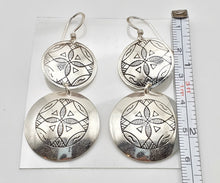Load image into Gallery viewer, Moroccan Berber Filigree Sterling Silver Dangle Earrings silver 925,Berber Jewelry,sliver Earrings,Dangle &amp; Drop
