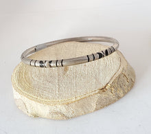 Load image into Gallery viewer, Antique Silver Moroccan enamel Berber bangle Bracelet,ethnic tribal,tribal bracelets,Moroccan jewelry,ethnic jewelry,Tuareg bracelets

