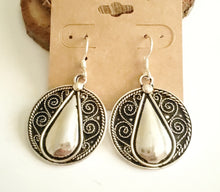 Load image into Gallery viewer, Moroccan Berber Filigree Sterling Silver Dangle Earrings silver 925,Berber Jewelry,sliver Earrings,Dangle &amp; Drop Earrings,
