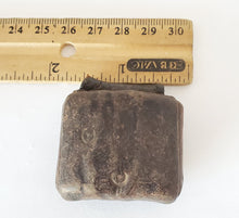 Load image into Gallery viewer, Old Ethiopian Leather Healing Scroll Amulet Kitabe,African,religious art,mens leather Amulet,Ethiopian leather Pendant
