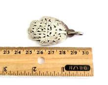 Load image into Gallery viewer, Moroccan Old silver Hand of Fatima Hamsa Pendant silver 925, Amulet,Berber Jewelry,African Jewelry,Moroccan Jewelry,Hand of Fatima Charm,

