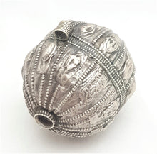Load image into Gallery viewer, Old silver hallmarked beads from Yemen circa 1910s,Hand Crafted Silver,Ethnic Jewelry,Tribal Jewelry,
