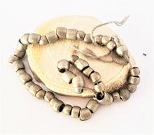 Load image into Gallery viewer, Antique Ethiopian strand of silver Heishi Anklet 1930s,ethiopian Silver,Fashion Anklets, vintage heishi, Silver Antiques,,ethiopian anklet,
