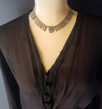 Load image into Gallery viewer, Old Ethiopian Telsum Silver Phallic Pendants Necklace,Ethiopian necklace,Hand Crafted, Ethiopian Telsum,african Silver, ethiopian jewelry
