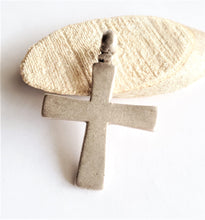 Load image into Gallery viewer, Antique Silver Ethiopian Orthodox Coptic Cross pendant,Maria Theresa ,silver coin, Cross Pendant,Ethnic Tribal,Handmade Jewelry
