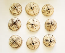 Load image into Gallery viewer, Old carved shell 1 Large Hair adornment/trade beads Berber Mauritania ,Hand Crafted ,CONUS SHELL ,Ethnic Jewelry,Tribal Jewelry
