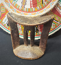 Load image into Gallery viewer, Antique Ethiopian Tribal Hand carved Headrest African Art Decor,African ,Art Décor,Home Décor, religious art
