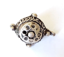 Load image into Gallery viewer, unique Old Berber Silver Bead from Morocco,Hand Crafted Silver,Ethnic Jewelry,Tribal Jewelry,
