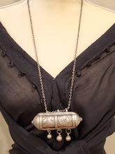 Load image into Gallery viewer, Antique Yemen Silver Amulet Pendant chain Necklace 20th,Yemen Jewels,silver amulet ,chain Necklace
