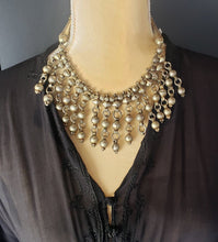 Load image into Gallery viewer, Antique Ethiopian silver fertility beads Necklace,Hand Crafted,antique jewelry, gift vintage authentic,Ethiopian Necklace
