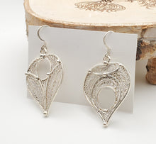 Load image into Gallery viewer, Moroccan Berber Filigree Sterling Silver Dangle Earrings silver 925,Berber Jewelry,sliver Earrings,Dangle &amp; Drop Earrings,
