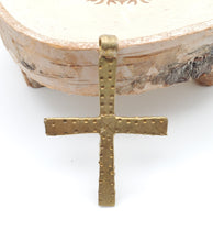 Load image into Gallery viewer, Ethiopian Christian handmade Brass cross pendant cross,religious cross,Ethiopian Cross,Coptic Cross,Coptic ethiopian bronze
