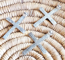 Load image into Gallery viewer, Ethiopian Christian silver cross pendant cross,religious cross,Ethiopian Cross,Coptic Cross,Coptic ethiopian bronze
