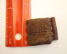 Load image into Gallery viewer, 1 Old Ethiopian Leather Healing Scroll Protection Amulet large size Kitabe,religious pendant,Ethiopian Amulet,Leather,Manuscripts Scroll
